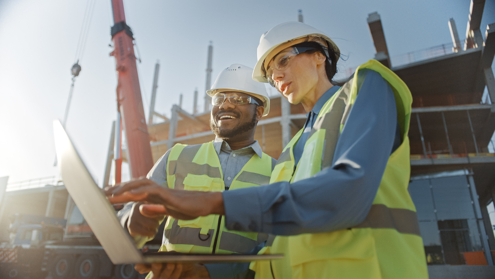 Job order contracting by construction professionals in front of a capital project through E&I's Alpha Building Contract